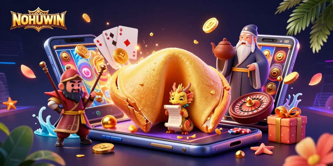 Experience exciting gameplay at NOHUWIN with colorful slot games, dynamic characters, and rich casino elements.