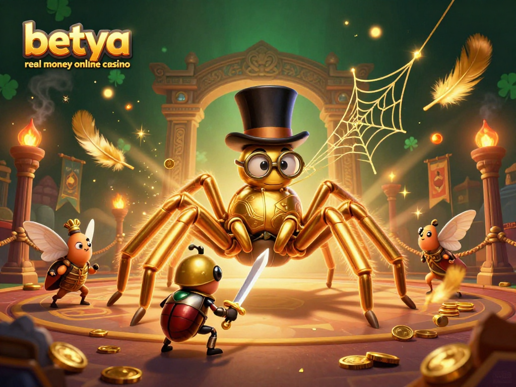 Engage in thrilling games at betya real money online casino with vibrant 3D illustration