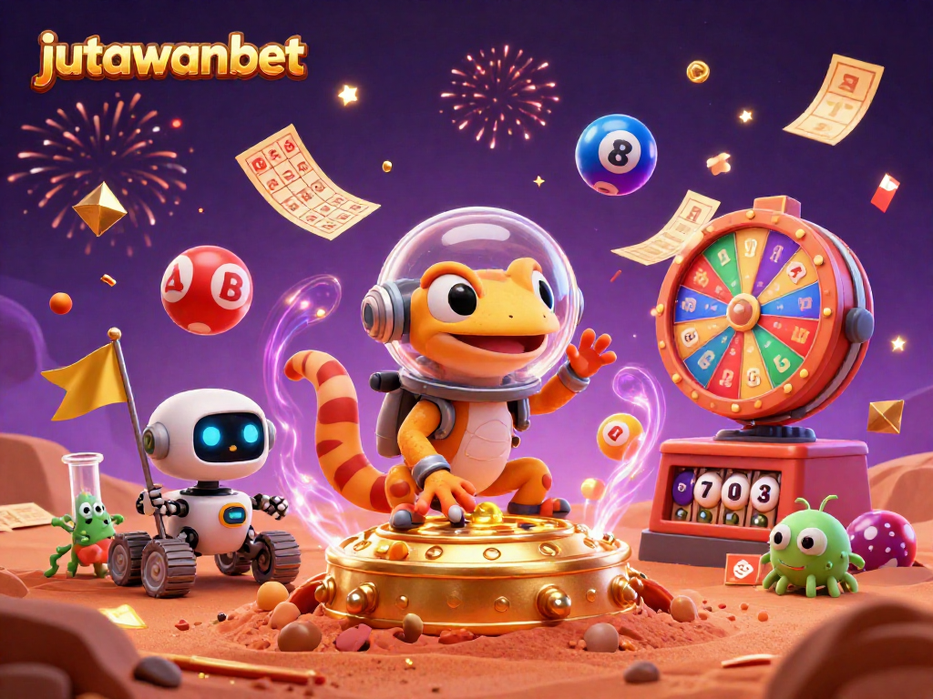 Experience thrilling excitement at jutawanbet with Martian gecko discovering a golden casino!