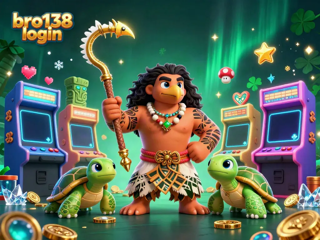 Engage with the best casino games at bro138 login featuring vibrant characters and arcade elements!