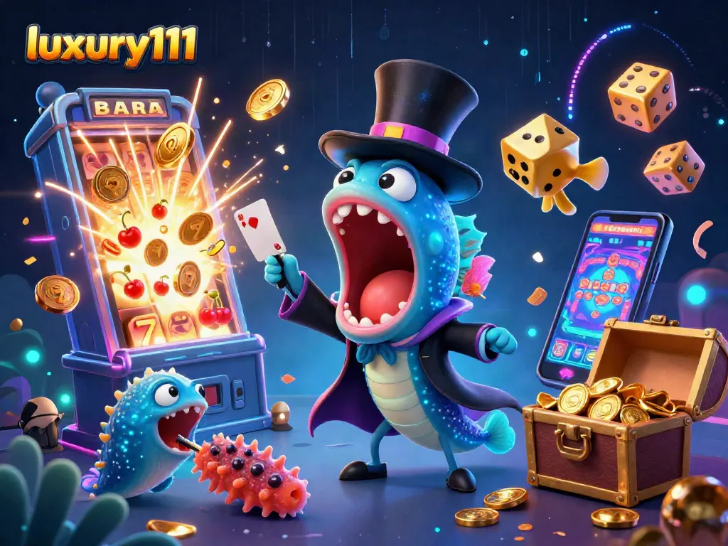 Experience luxury111 with an exciting deep-sea casino adventure featuring vibrant characters and dynamic games.