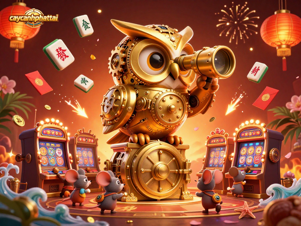 Experience thrilling gameplay with caycanhphattai showcasing a vibrant 3D casino scene and characters in action.