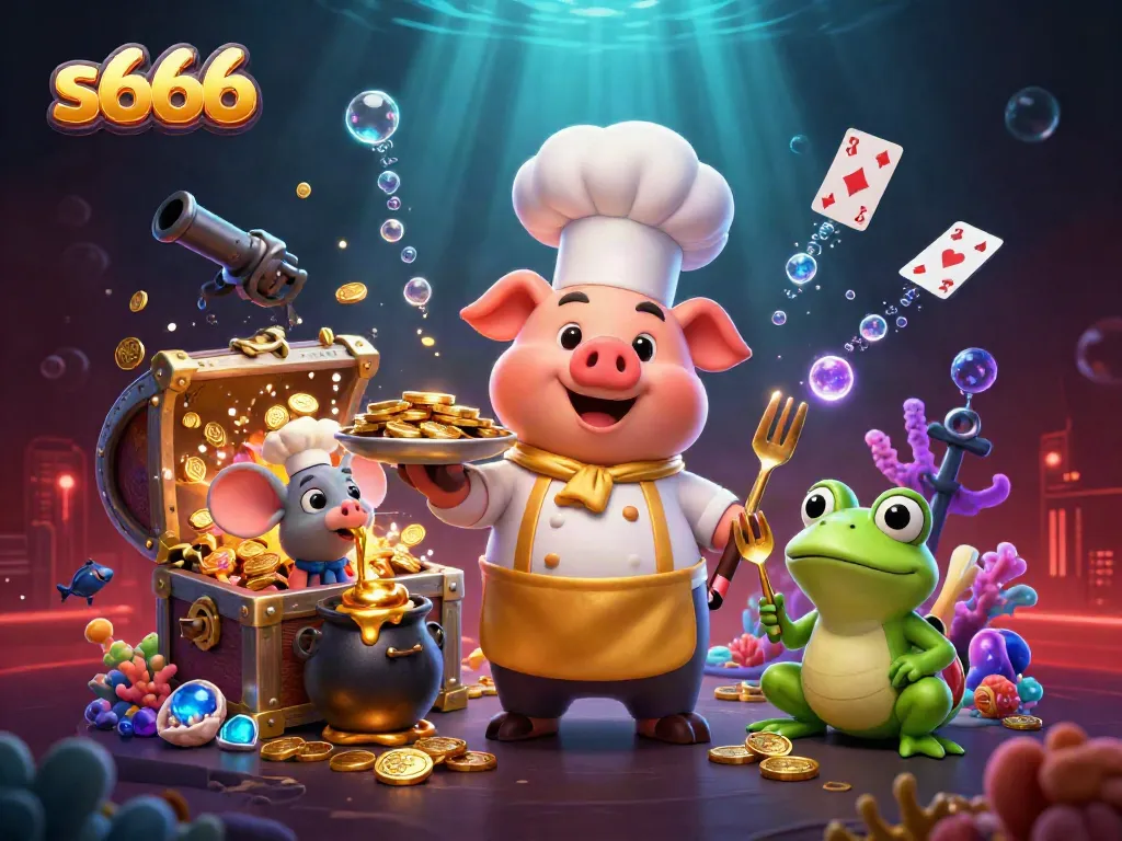 Experience the thrill of s666 with this vibrant casino fantasy scene featuring playful characters and gold.