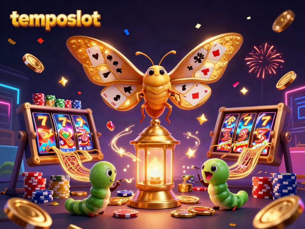 Experience excitement with temposlot's vibrant online gaming atmosphere featuring dynamic slot reels.