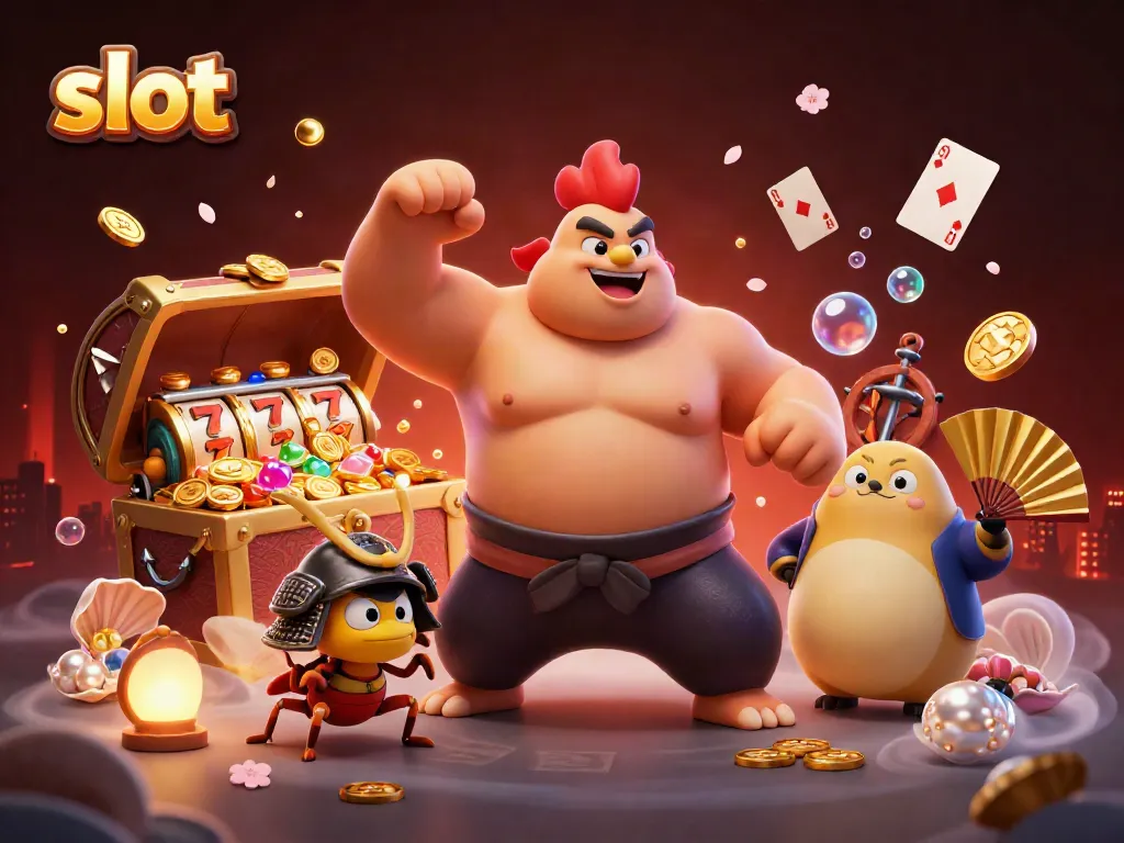 Experience thrilling slot action with iconic characters and vibrant casino elements.