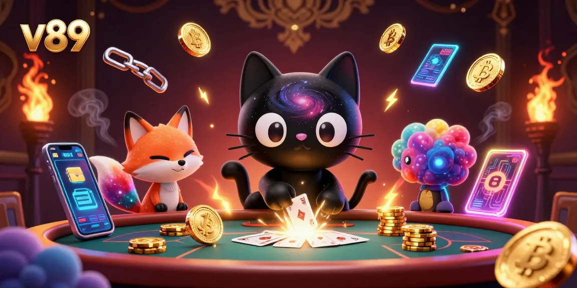 Permainan slot di v89 dengan kucing hitam galaksi dan rubah nebula menarik perhatian pemain di kasino virtual.