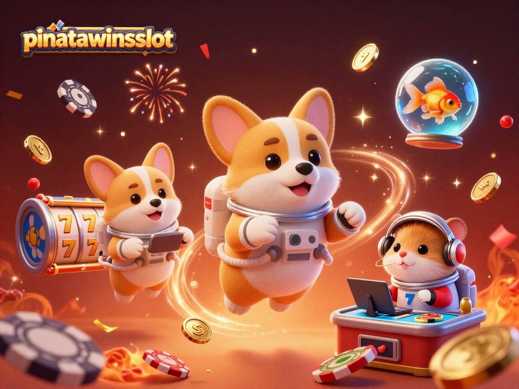 Experience exciting gameplay in pinatawinsslot's vibrant, colorful arcade setting with enticing jackpot elements.