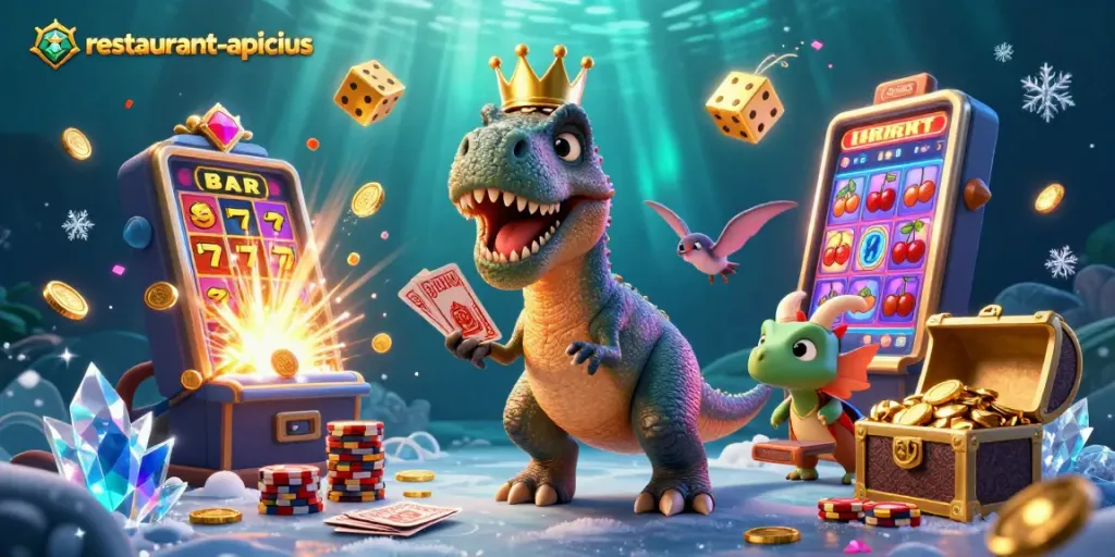 Engage in the vibrant world of restaurant-apicius with joyful characters and dynamic casino action.