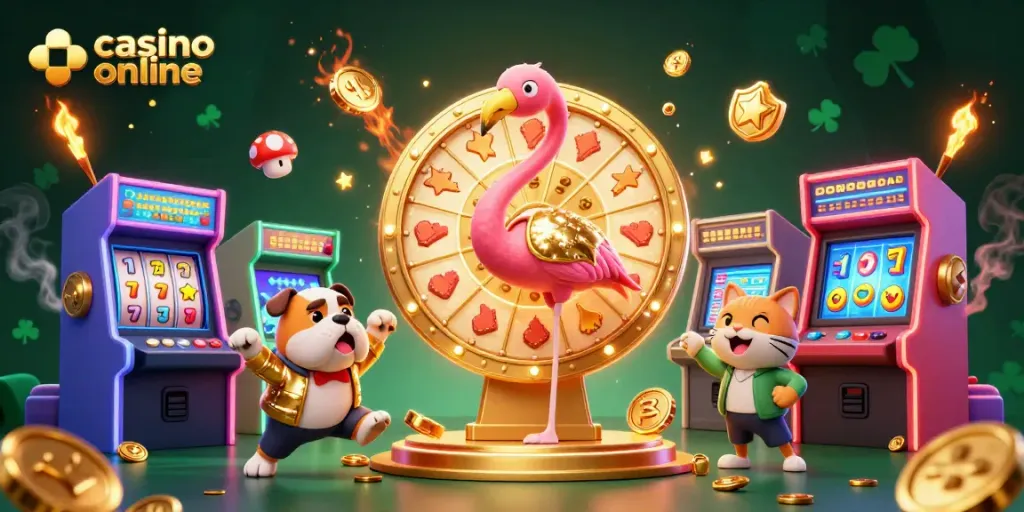 Mainkan casino online dengan hiburan menarik dan hadiah besar dalam ilustrasi 3D yang memukau.