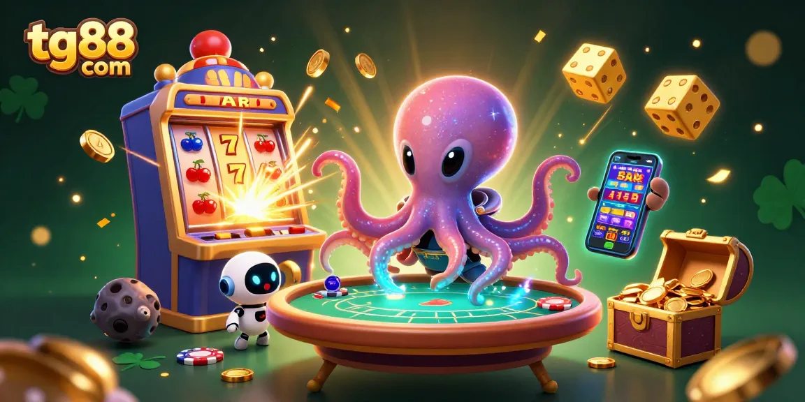 Experience the thrilling games at tg88 com while winning with alien octopus at a casino