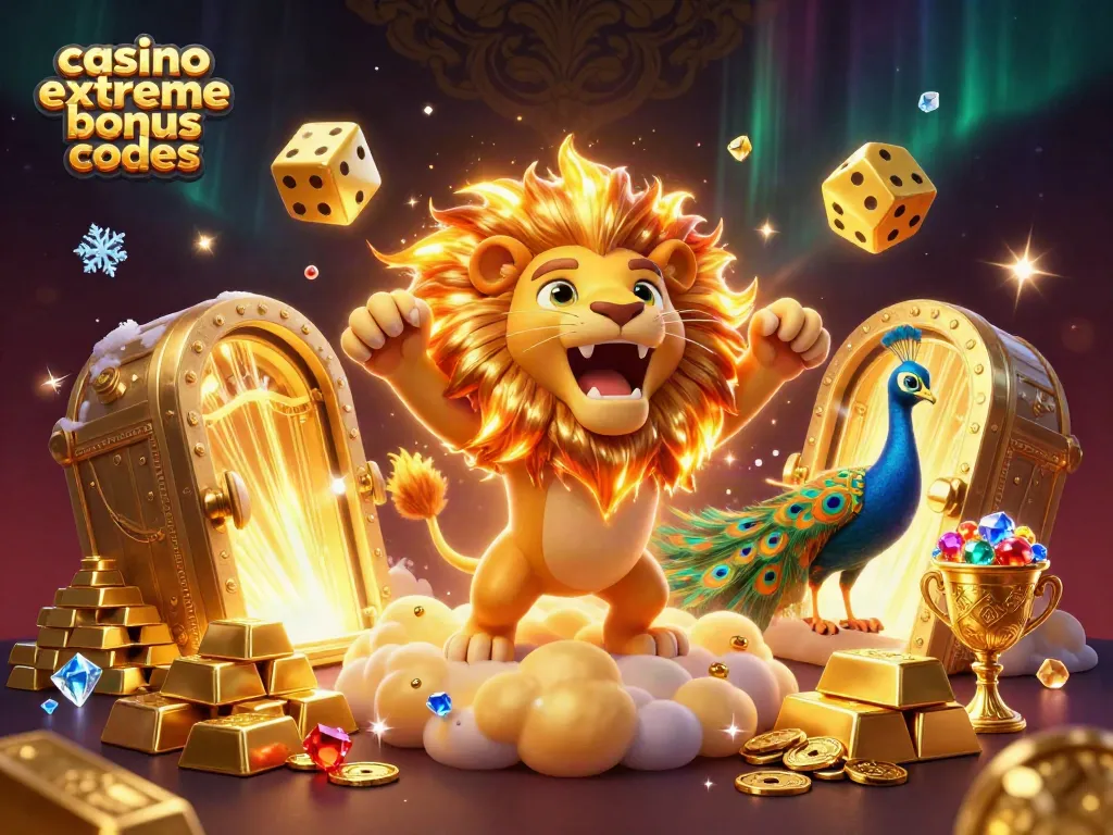 Experience thrilling gameplay with Casino Extreme Bonus Codes and shimmering riches in a vibrant scene.