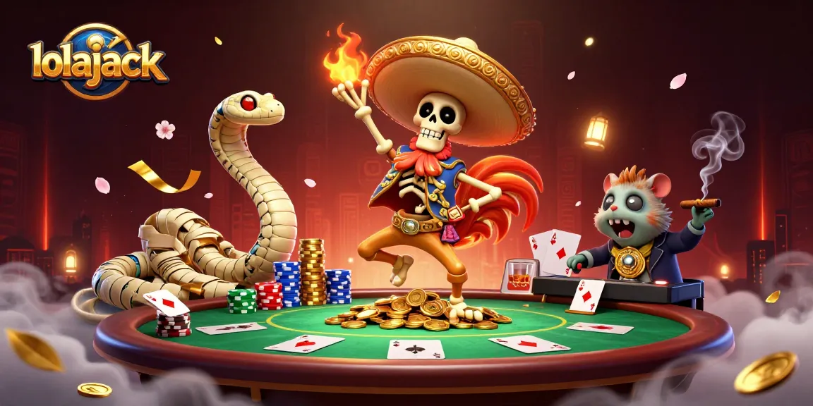 Dominate the casino scene with lolajack, featuring vibrant characters and action-packed gaming elements.