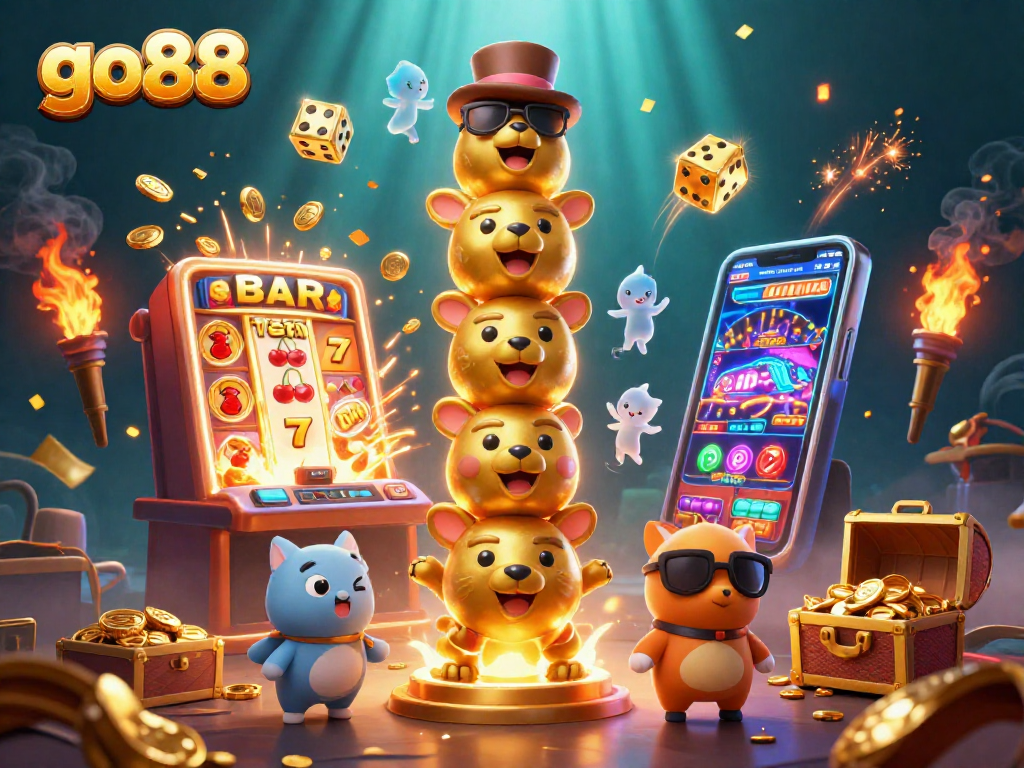 Khám phá sảnh game go88 với những biểu tượng giải trí nổi bật và hấp dẫn.