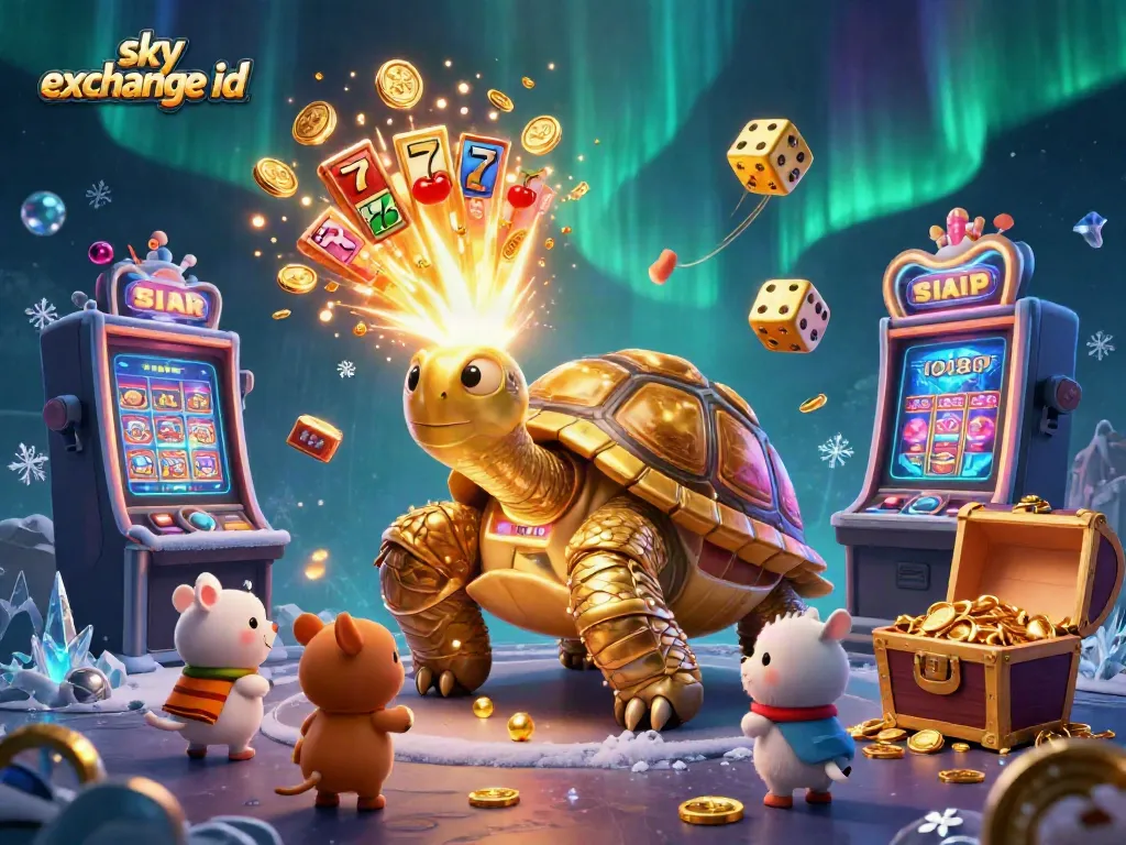 Engage with exciting gambling action featuring sky exchange id surrounded by animated casino characters and dynamic game elements.
