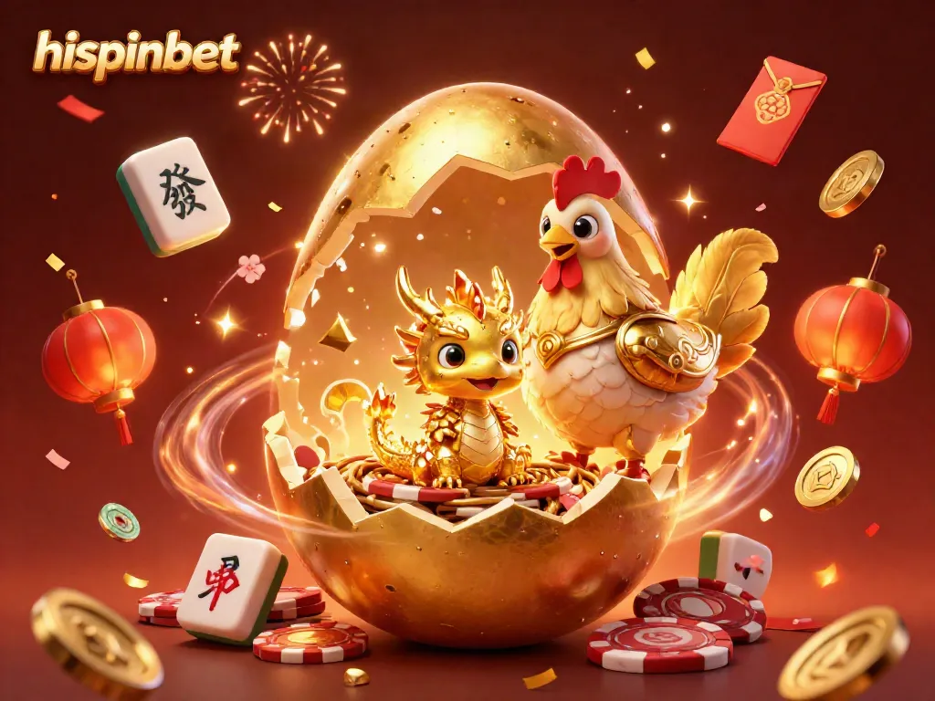 Experience the excitement of hispinbet with dynamic scenes of golden dragon treasures and festive gaming elements.